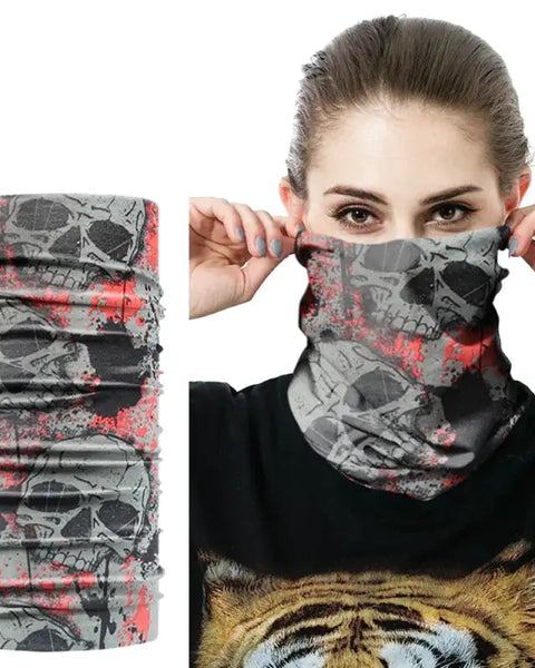 Tour de Cou Ski Tete de Mort